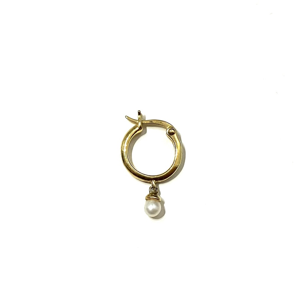 Mejuri Pearl Hoop Earring  *only one*